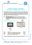 The system for measuring and displaying up to 4 temperature range of -40 to +105°C