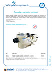 Variable speed pumps