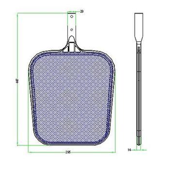 Handsammelnetz Wasserfläche