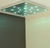 SLIM experience shower with LED RGB lighting, polished stainless steel