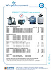 Pískové filtrace - ceny pro rok 2012