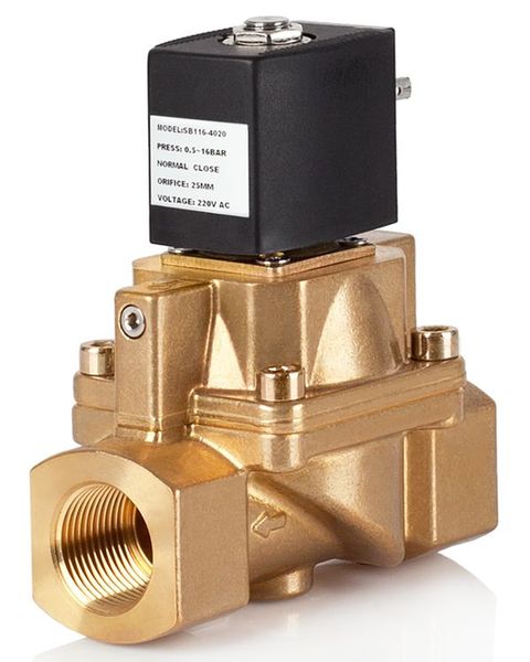 Electro-valve  G1/2 for temperatures up to 180 ° C