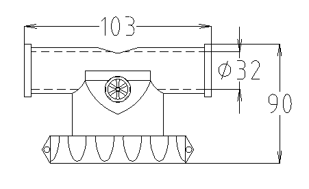 Anschluss zur Pumpe SAP T-Stück