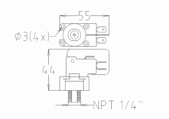 Elektropneumatischer Doppelschalter