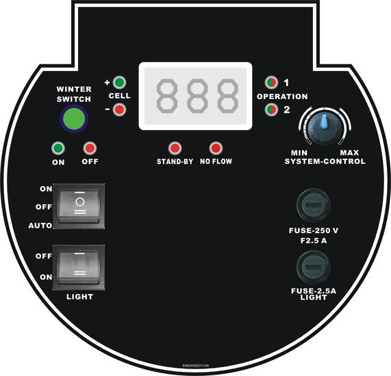 Solinátor pro úpravu slané vody v bazénu max. do 75 m3 